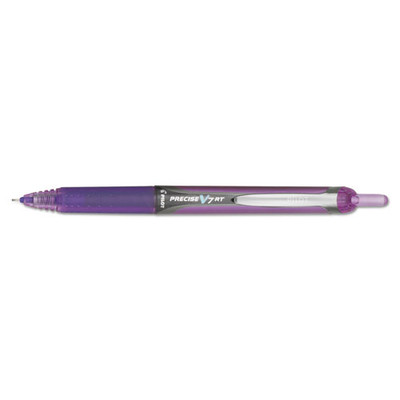 Precise V7rt Roller Ball Pen, Retractable, Fine 0.7 Mm, Purple Ink, Purple Barrel Precise V7rt Roller Ball Pen, Retractable, Fine 0.7 Mm, Purple Ink, Purple Barrel