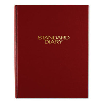 Standard Diary Daily Diary, 2022 Edition, Medium/college Rule, Red Cover, 9.5 X 7.5, 200 Sheets