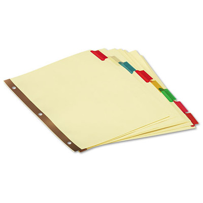 Deluxe Extended Insertable Tab Indexes, 8-tab, 11 X 8.5, Buff, 24 Sets - VISUNV20890 Deluxe Extended Insertable Tab Indexes, 8-tab, 11 X 8.5, Buff, 24 Sets - VISUNV20890