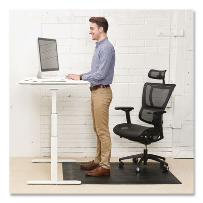 Ergonomic Sit Stand Mat, 53 X 45, Black
