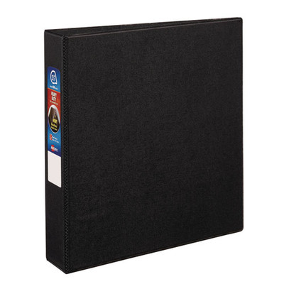 Heavy-duty Non-view Binder With Durahinge And One Touch Ezd Rings, 3 Rings, 1.5" Capacity, 11 X 8.5, Black