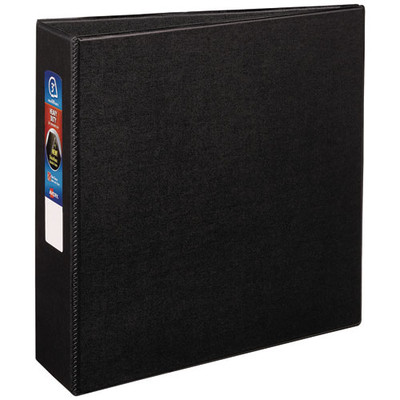 Heavy-duty Non-view Binder With Durahinge And Locking One Touch Ezd Rings, 3 Rings, 3" Capacity, 11 X 8.5, Black