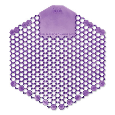The Wave Urinal Deodorizer, Urinal Screens, Fabulous Scent, 58 G, Purple, 10/box, 6 Boxes/carton The Wave Urinal Deodorizer, Urinal Screens, Fabulous Scent, 58 G, Purple, 10/box, 6 Boxes/carton