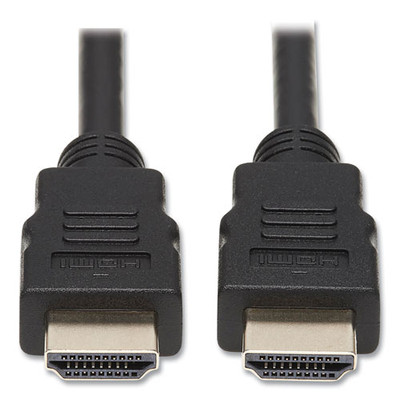 High Speed Hdmi Cable With Ethernet, Ultra Hd 4k X 2k, (m/m), 6 Ft., Black