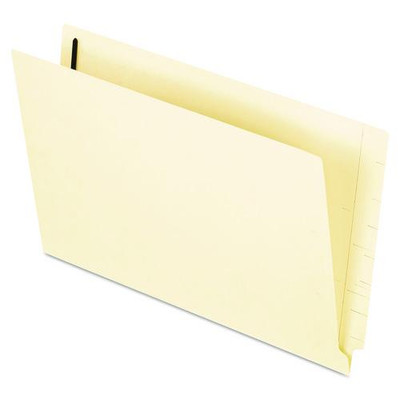 Manila End Tab Expanding Fastener Folders, 2-ply Tabs, 2 Fasteners, Legal Size, 11-pt Manila Exterior, 50/box