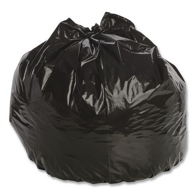 Total Recycled Content Plastic Trash Bags, 33 Gal, 1.3 Mil, 33" X 40", Brown/black, 100/carton