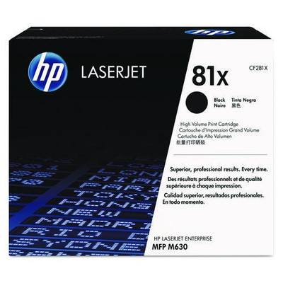 Hp 81x, (cf281x) High-yield Black Original Laserjet Toner Cartridge