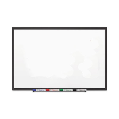 Classic Porcelain Magnetic Whiteboard, 72 X 48, Black Aluminum Frame