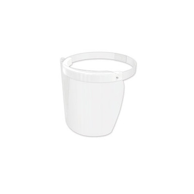Disposable Face Shield, 13 X 10, One Size Fits All, Clear, 100/carton