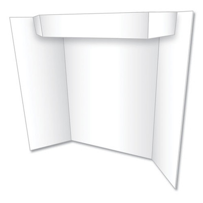 Two Cool Tri-fold Poster Board, 24 X 36, White/white Two Cool Tri-fold Poster Board, 24 X 36, White/white