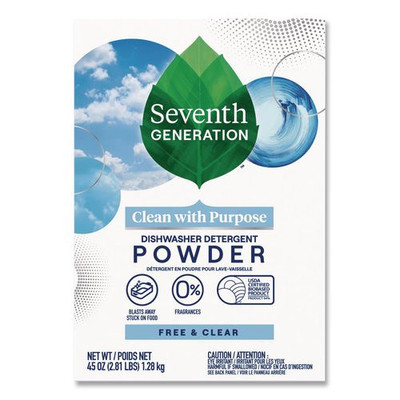 Automatic Dishwasher Powder, Free And Clear, 45oz Box