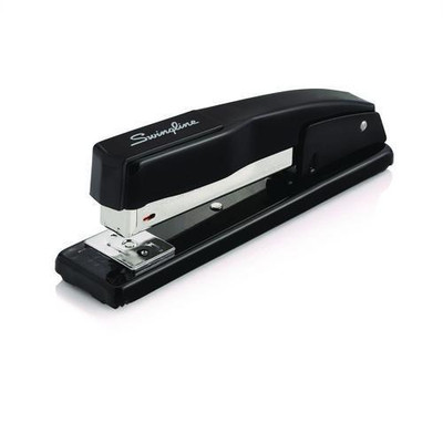 Commercial Full Strip Desk Stapler, 20-sheet Capacity, Black