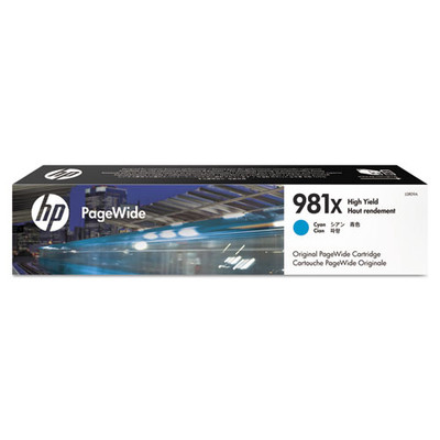 Hp 981x, (l0r09a) High-yield Cyan Original Pagewide Cartridge Hp 981x, (l0r09a) High-yield Cyan Original Pagewide Cartridge