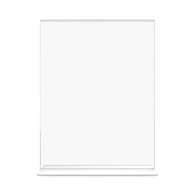 Classic Image Double-sided Sign Holder, 8 1/2 X 11 Insert, Clear