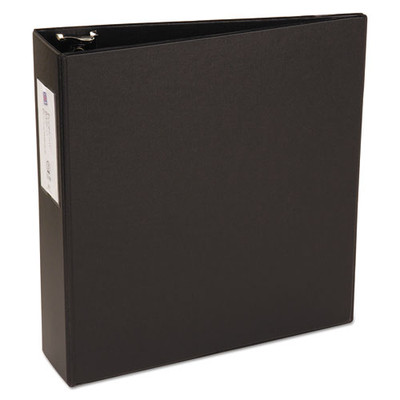 Economy Non-view Binder With Round Rings, 3 Rings, 3" Capacity, 11 X 8.5, Black, (4601) Economy Non-view Binder With Round Rings, 3 Rings, 3" Capacity, 11 X 8.5, Black, (4601)