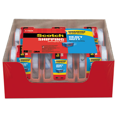 3850 Heavy-duty Packaging Tape With Dispenser, 1.5" Core, 1.88" X 66.66 Ft, Clear, 6/pack 3850 Heavy-duty Packaging Tape With Dispenser, 1.5" Core, 1.88" X 66.66 Ft, Clear, 6/pack