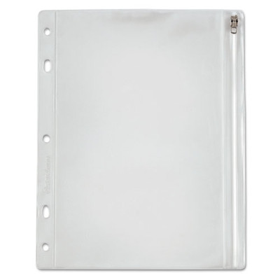 Zippered Ring Binder Pocket, 10 1/2 X 8, Clear Zippered Ring Binder Pocket, 10 1/2 X 8, Clear
