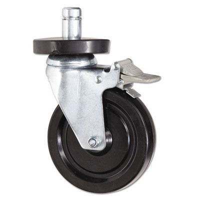 Optional Casters For Wire Shelving, 600 Lbs/caster, Gray, 4/set Optional Casters For Wire Shelving, 600 Lbs/caster, Gray, 4/set