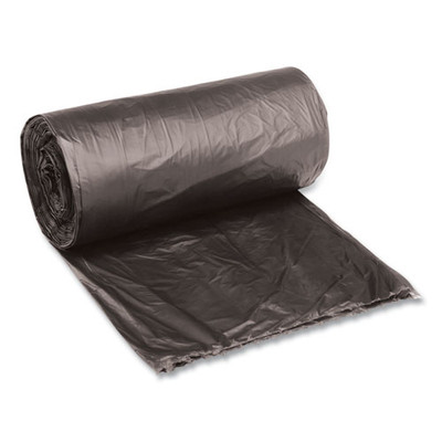 Low-density Waste Can Liners, 10 Gal, 0.35 Mil, 24" X 23", Black, 500/carton