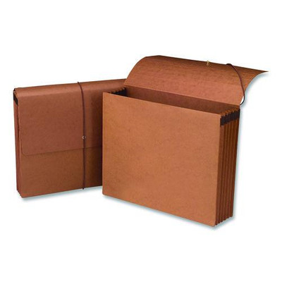 100% Recycled Redrope Wallets, 5.25" Expansion, 1 Section, Letter Size, Redrope, 10/box