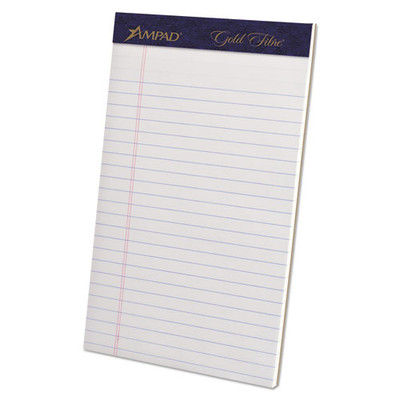 Gold Fibre Writing Pads, Narrow Rule, 50 White 5 X 8 Sheets, 4/pack Gold Fibre Writing Pads, Narrow Rule, 50 White 5 X 8 Sheets, 4/pack