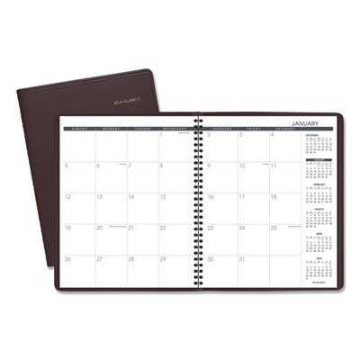 Monthly Planner, 11 X 9, Winestone Cover, 15-month (jan To Mar): 2022 To 2023