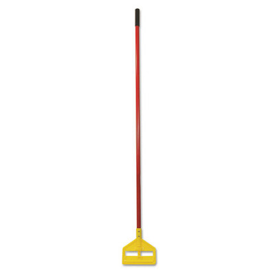 Invader Fiberglass Side-gate Wet-mop Handle, 60", Red/yellow Invader Fiberglass Side-gate Wet-mop Handle, 60", Red/yellow
