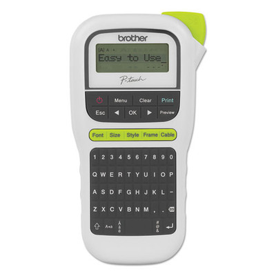 Pt-h110 Easy Portable Label Maker, 2 Lines, 4.5 X 6.13 X 2.5 Pt-h110 Easy Portable Label Maker, 2 Lines, 4.5 X 6.13 X 2.5