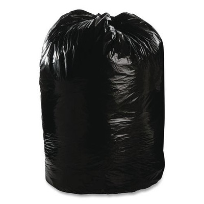 Total Recycled Content Plastic Trash Bags, 60 Gal, 1.5 Mil, 38" X 60", Brown/black, 100/carton