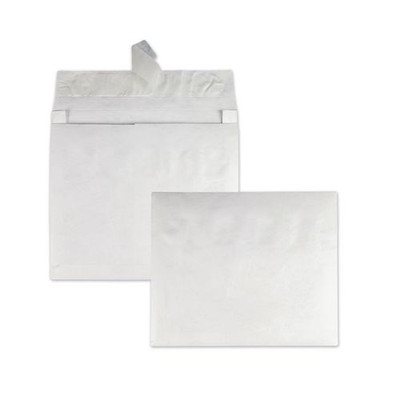 Open Side Expansion Mailers, 14 Lb Tyvek, #15 1/2, Square Flap, Redi-strip Closure, 12 X 16, White, 100/carton