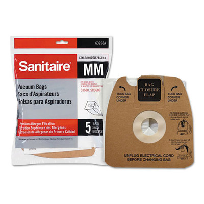 Style Mm Disposable Dust Bags W/allergen Filter For Sc3683a/sc3683b, 5/pk