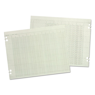 Accounting Sheets, 6 Columns, 9.25 X 11.88, Green, Loose Sheet,100/pack Accounting Sheets, 6 Columns, 9.25 X 11.88, Green, Loose Sheet,100/pack