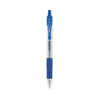 G2 Premium Gel Pen, Retractable, Extra-fine 0.5 Mm, Blue Ink, Smoke Barrel, Dozen
