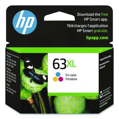 Hp 63xl, (f6u63an) High-yield Tri-color Original Ink Cartridge