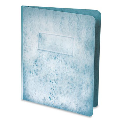 Heavyweight Pressguard And Pressboard Report Cover W/reinforced Side Hinge, 2-prong Fastener, 3" Cap, 8.5 X 11, Lgt Blue