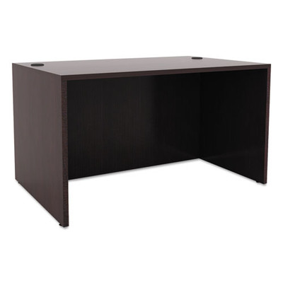Alera Valencia Series Straight Front Desk Shell, 47.25" X 29.5" X 29.63", Espresso Alera Valencia Series Straight Front Desk Shell, 47.25" X 29.5" X 29.63", Espresso
