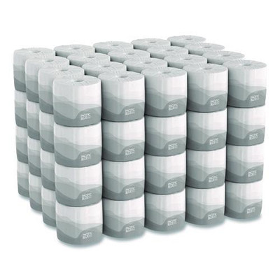 Pacific Blue Basic Bathroom Tissue, Septic Safe, 1-ply, White, 1,210 Sheets/roll, 80 Rolls/carton