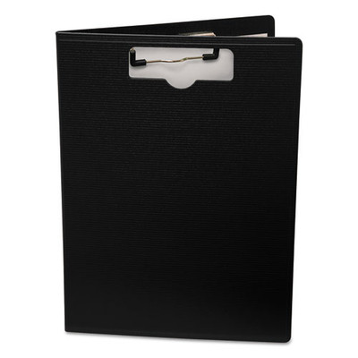 Portfolio Clipboard With Low-profile Clip, Portrait Orientation, 0.5" Clip Capacity, Holds 8.5 X 11 Sheets, Black Portfolio Clipboard With Low-profile Clip, Portrait Orientation, 0.5" Clip Capacity, Holds 8.5 X 11 Sheets, Black