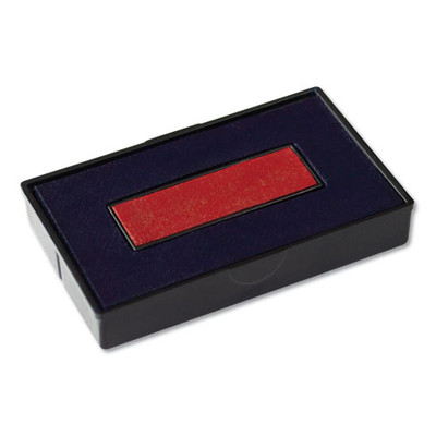 Felt Replacement Ink Pad For 2000plus Economy Message Dater, Red/blue Felt Replacement Ink Pad For 2000plus Economy Message Dater, Red/blue