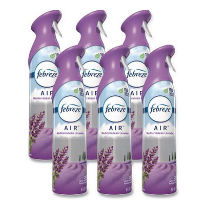 Air, Mediterranean Lavender, 8.8 Oz Aerosol Spray, 6/carton
