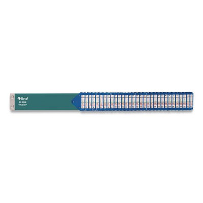 Heavy-duty Indexed Sorter, 31 Dividers, Alpha/numeric/months/dates/days, Letter-size, Blue Frame