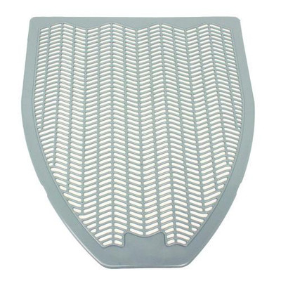 Disposable Urinal Floor Mat, Nonslip, Green Apple Scent, Gray, 6/carton