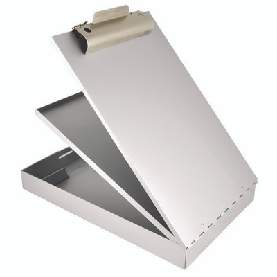 Cruiser Mate Aluminum Storage Clipboard, 1.5" Clip Capacity, Holds 8.5 X 11 Sheets, Silver