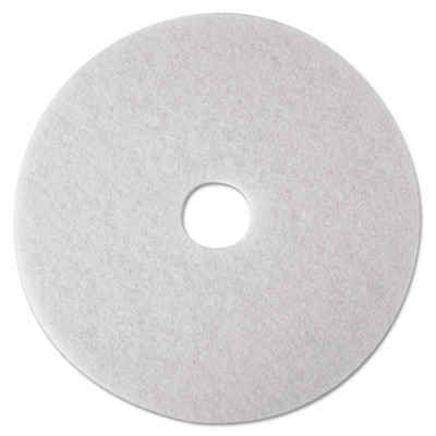 Low-speed Super Polishing Floor Pads 4100, 27" Diameter, White, 5/carton Low-speed Super Polishing Floor Pads 4100, 27" Diameter, White, 5/carton