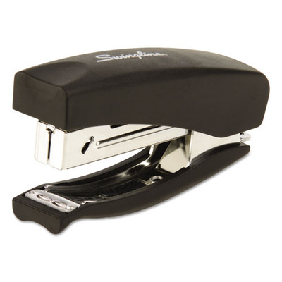 Soft Grip Half Strip Hand Stapler, 20-sheet Capacity, Black Soft Grip Half Strip Hand Stapler, 20-sheet Capacity, Black
