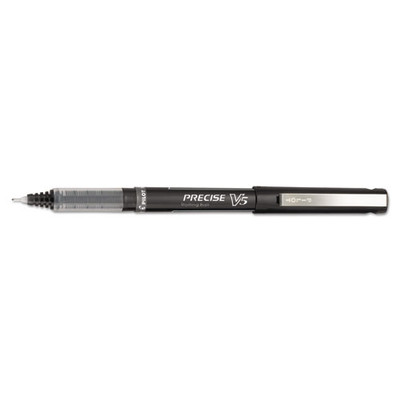 Precise V5 Roller Ball Pen, Stick, Extra-fine 0.5 Mm, Black Ink, Black Barrel, Dozen Precise V5 Roller Ball Pen, Stick, Extra-fine 0.5 Mm, Black Ink, Black Barrel, Dozen