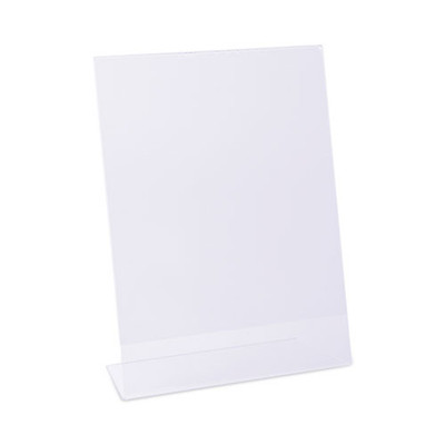 Clear L-style Freestanding Frame, 8 1/2 X 11 Insert, 3/pack