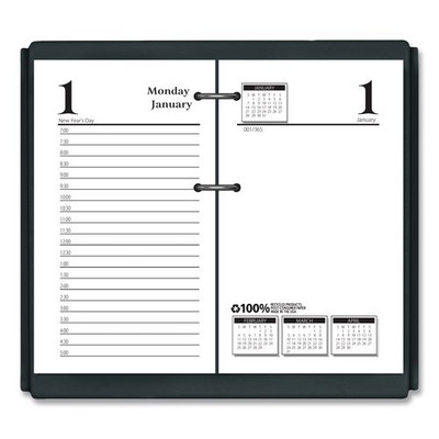 Economy Daily Desk Calendar Refill, 3.5 X 6, White Sheets, 2022