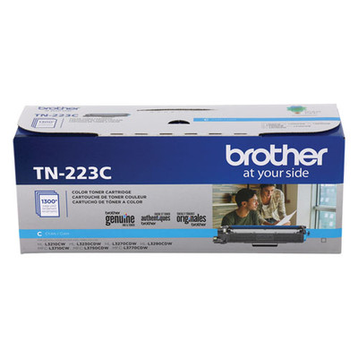 Tn223c Toner, 1,300 Page-yield, Cyan Tn223c Toner, 1,300 Page-yield, Cyan