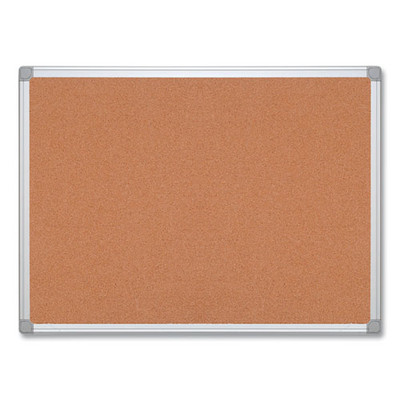 Earth Cork Board, 48 X 72, Aluminum Frame